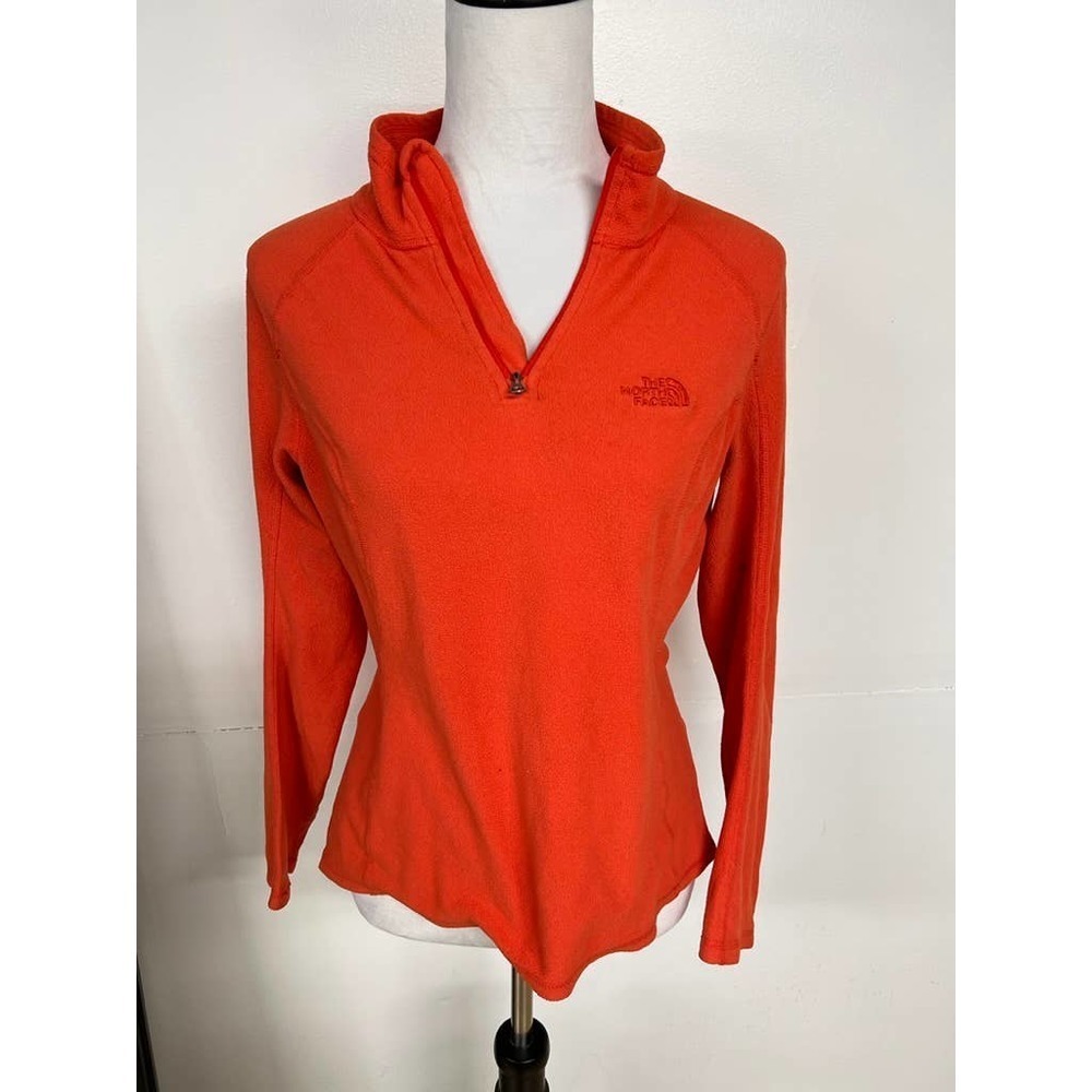 The North Face Orange Fleece 1/4 Zip
